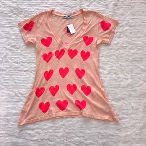 XS Wildfox Heart ❤️ T-Shirt